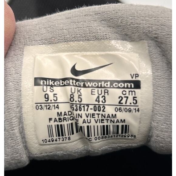 Nike Reax Run 9 Shox NZ Shoes Mens Size‎ 9.5 Running Cushion Sneakers 653617-002 - Picture 8 of 9